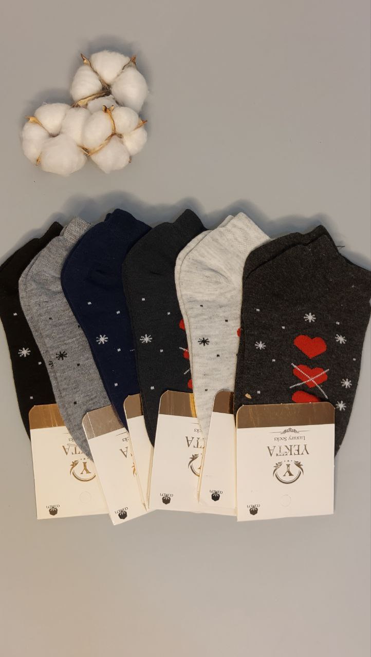 جوراب مچی نخ پنبه قلب قلبی